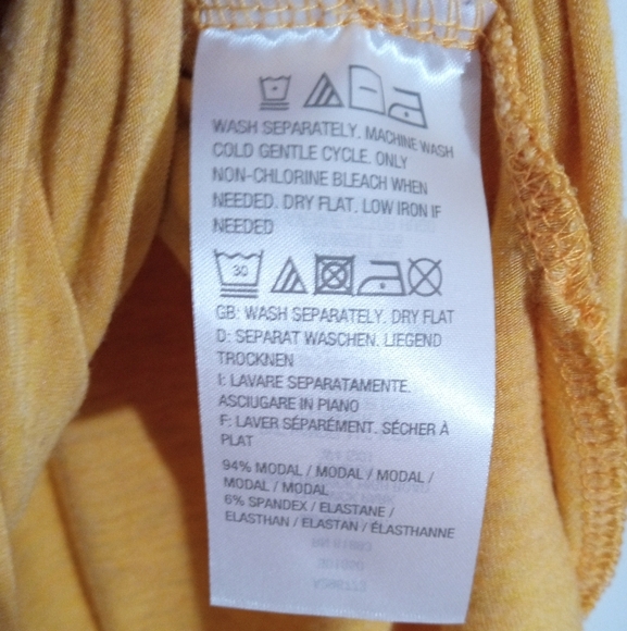 Halston modal heather long sleeve tunic women's size XXS - Picture 6 of 6